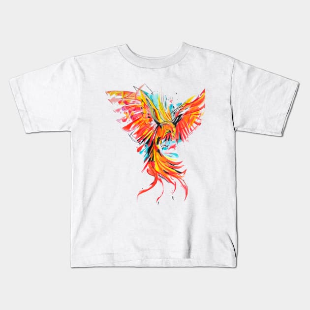 Phoenix Kids T-Shirt by Shenron